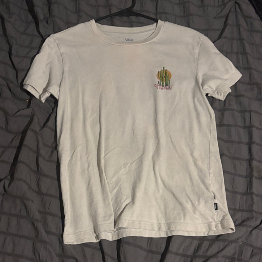 Vans White Cactus Graphic Tee